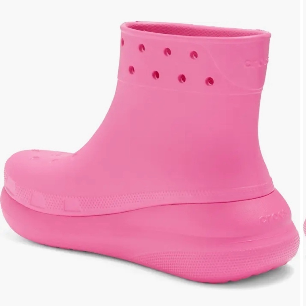 BNWT CROCS Crush Platform Waterproof Boots $80 pink - Picture 5 of 9